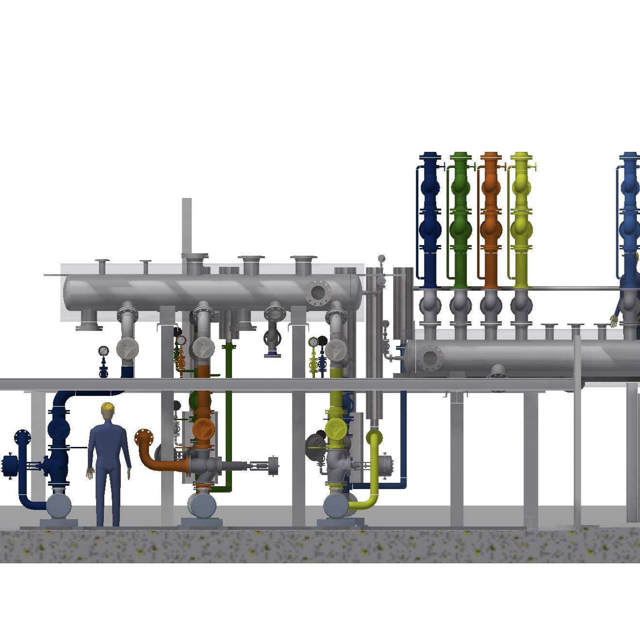 Planungen zum Umbau einer bestehenden Thermalölstation